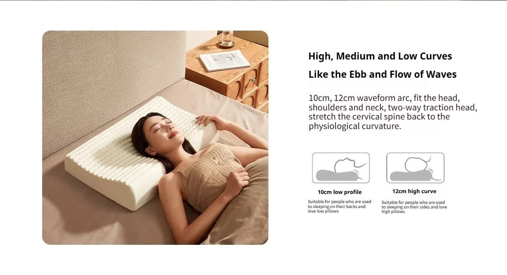 Mijia Natural Latex Pillow Pro Orthopedic Neck Support Sleep Bedding
