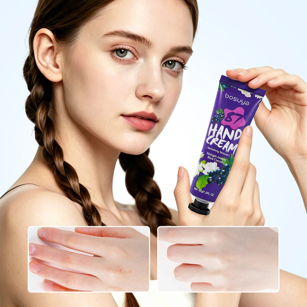 Bosuya Moisturizing Hand Cream Set Hydrating Lotion for Dry Skin - 14