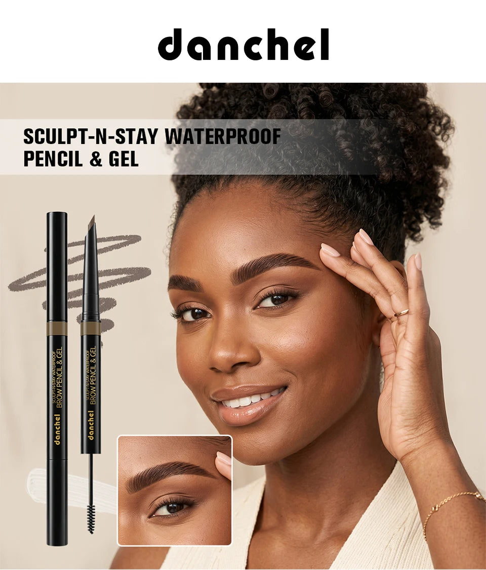 2-in-1 Waterproof Eyebrow Pencil and Sculpting Gel