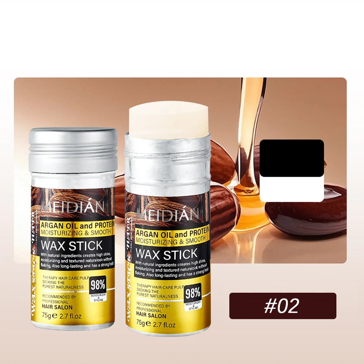 Hair Styling Wax Stick Moisturizing Pomade for All Hair Types