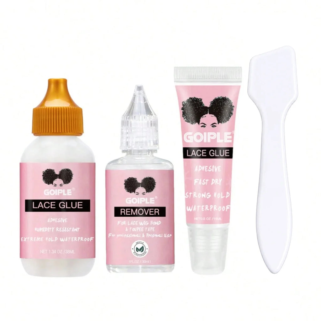 Goiple Lace Wig Glue Kit Waterproof Hair Adhesive and Remover Set