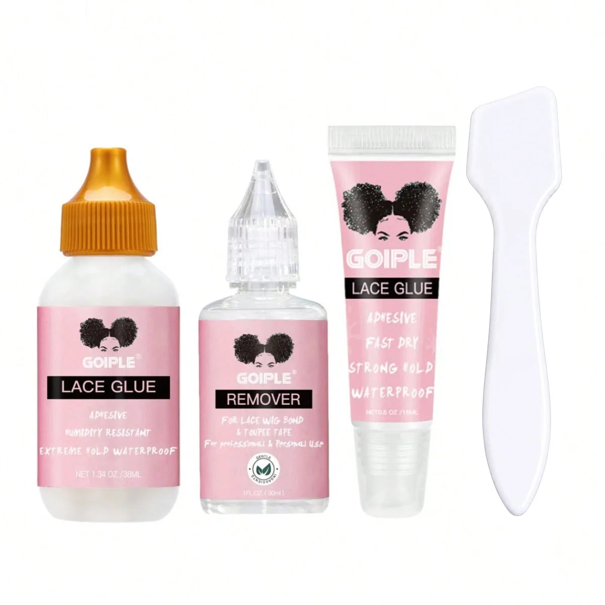 Goiple Lace Wig Glue Kit Waterproof Hair Adhesive and Remover Set