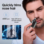 Portable Electric Nose Hair Trimmer for Painless Grooming