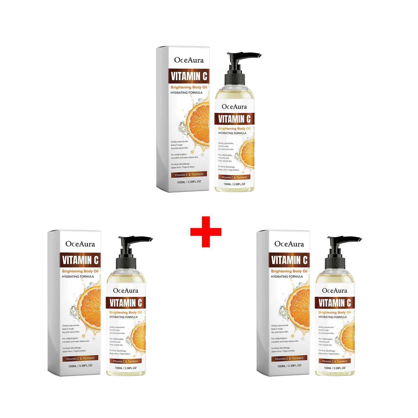 Turmeric Vitamin C Glow Body Oil for Brightening and Hydration - 20