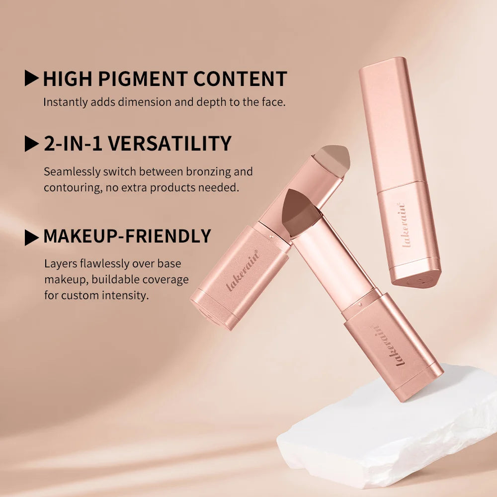 Cream Bronzer Stick for Seamless Face Contouring - 3