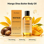 Mango Shea Butter Moisturizing Body Oil for Dry Skin