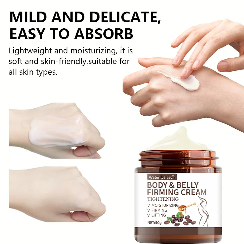 Water Ice Levin Abdominal Firming Cream Belly Tightening Moisturizer