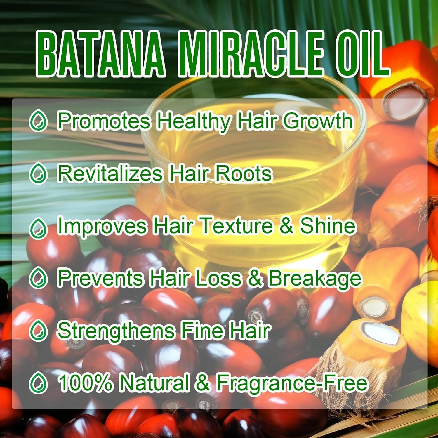 Batana Oil Hair Growth Treatment Natural Split End Repair Serum - 7