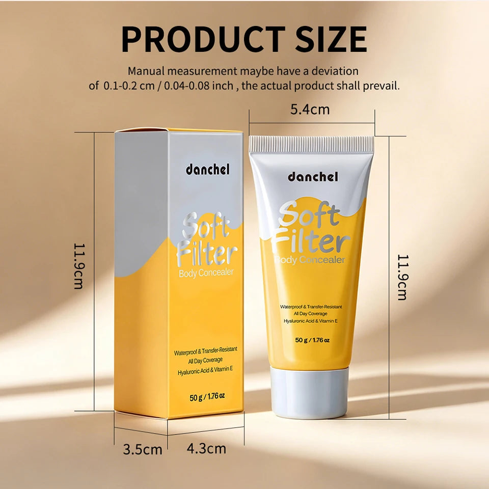 Waterproof Full Coverage Body Concealer for Scars and Tattoos
