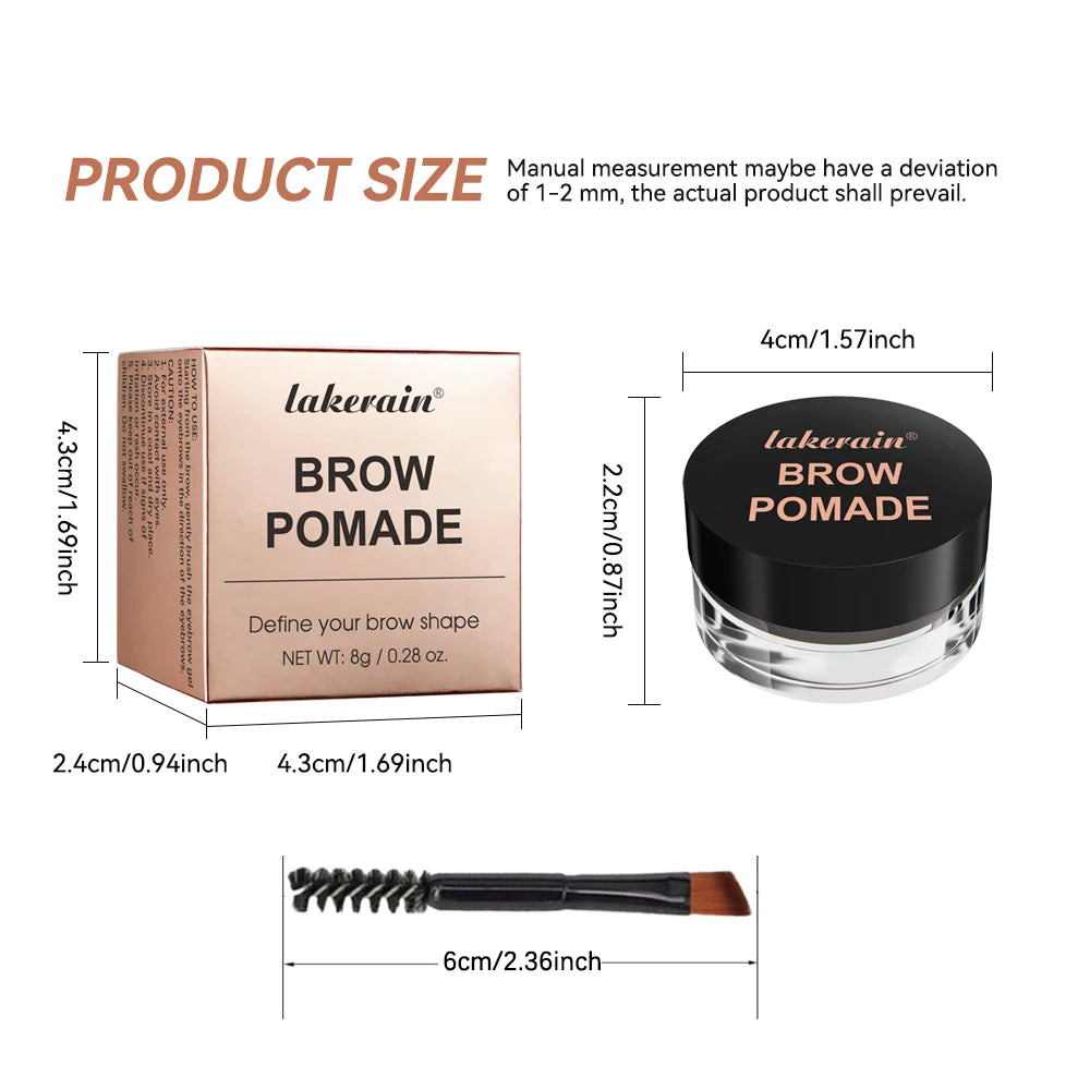 Waterproof Eyebrow Pomade for Long-Lasting Defined Brows - 7