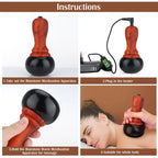 Electric Heated Bianstone Massage Tool for Full Body Relief
