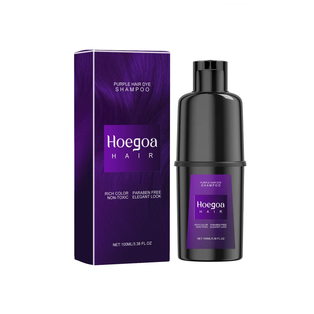 Instant Hair Color Dye Shampoo for Nourishing and Gray Coverage