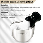 Goiple Men Beard Grooming Kit Shaving Cream and Beard Filler Pen Set
