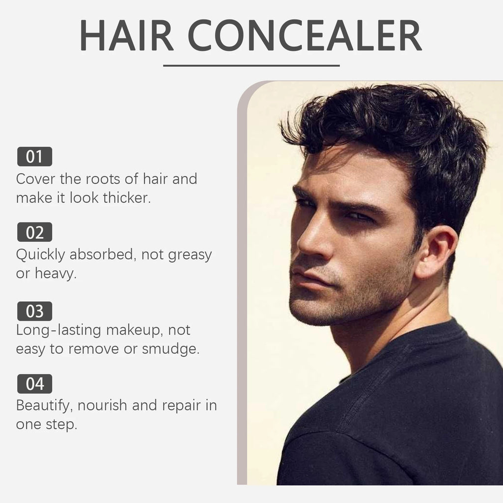 Instant Gray Hair Root Concealer and Hairline Filler