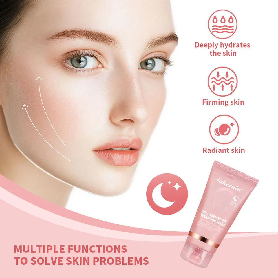 Collagen and Turmeric Overnight Wrapping Peel Off Face Mask Duo - 9