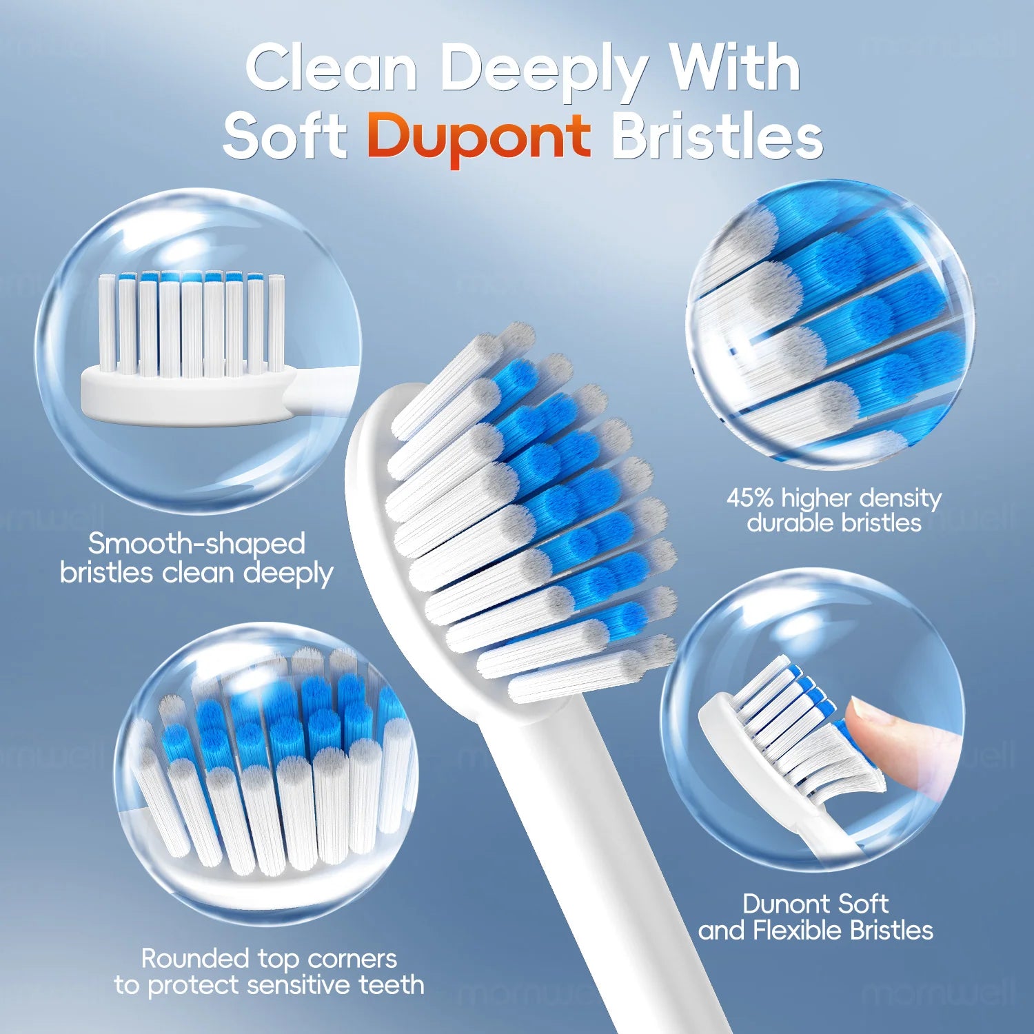 Rechargeable Sonic Electric Toothbrush with 6 Cleaning Modes - 4
