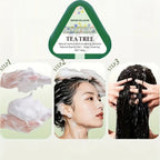 Tea Tree Walnut Shell Exfoliating Scrub Soap for Deep Skin Cleansing