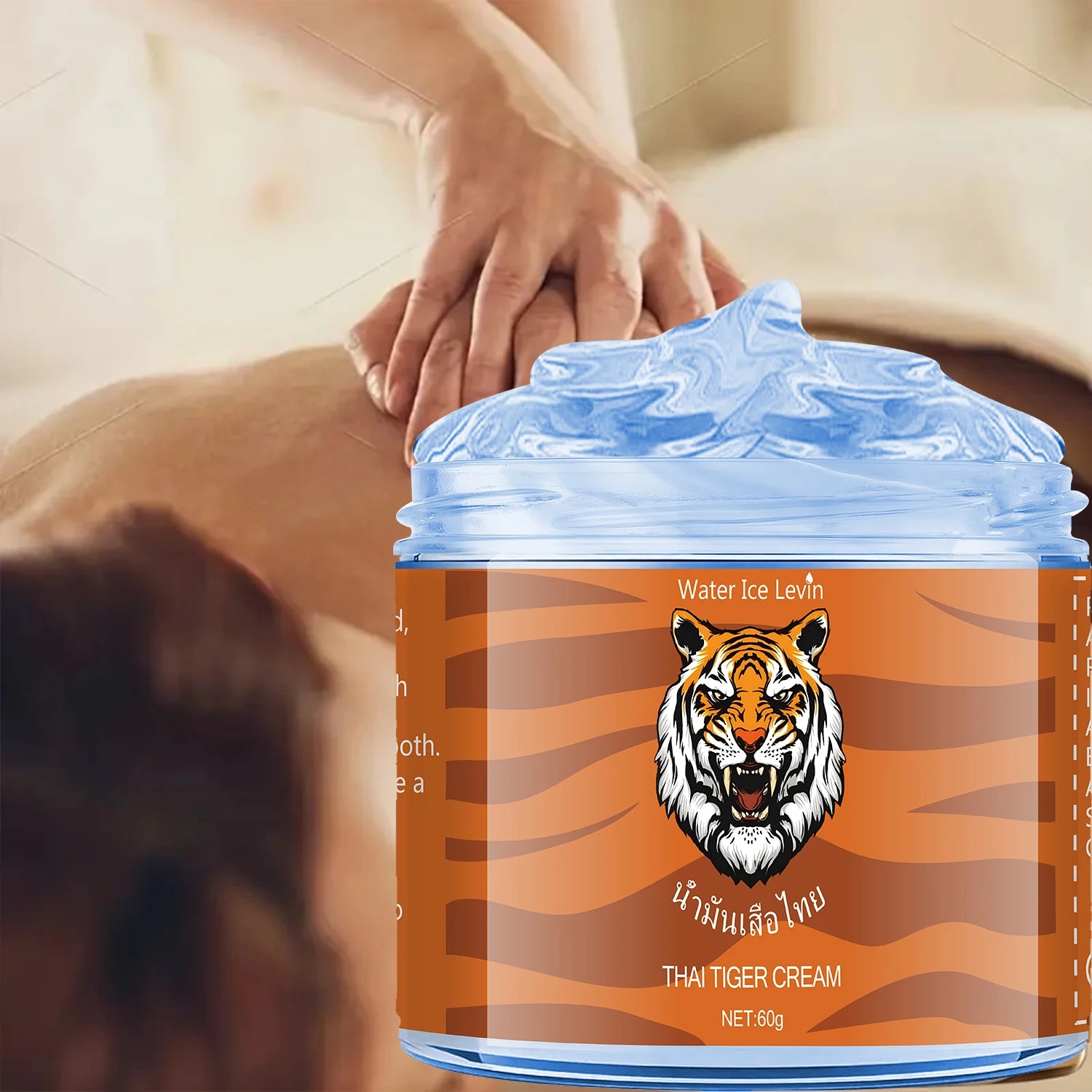 Thai Tiger Oil Cream Moisturizing Body Balm with Niacinamide 60g - 1