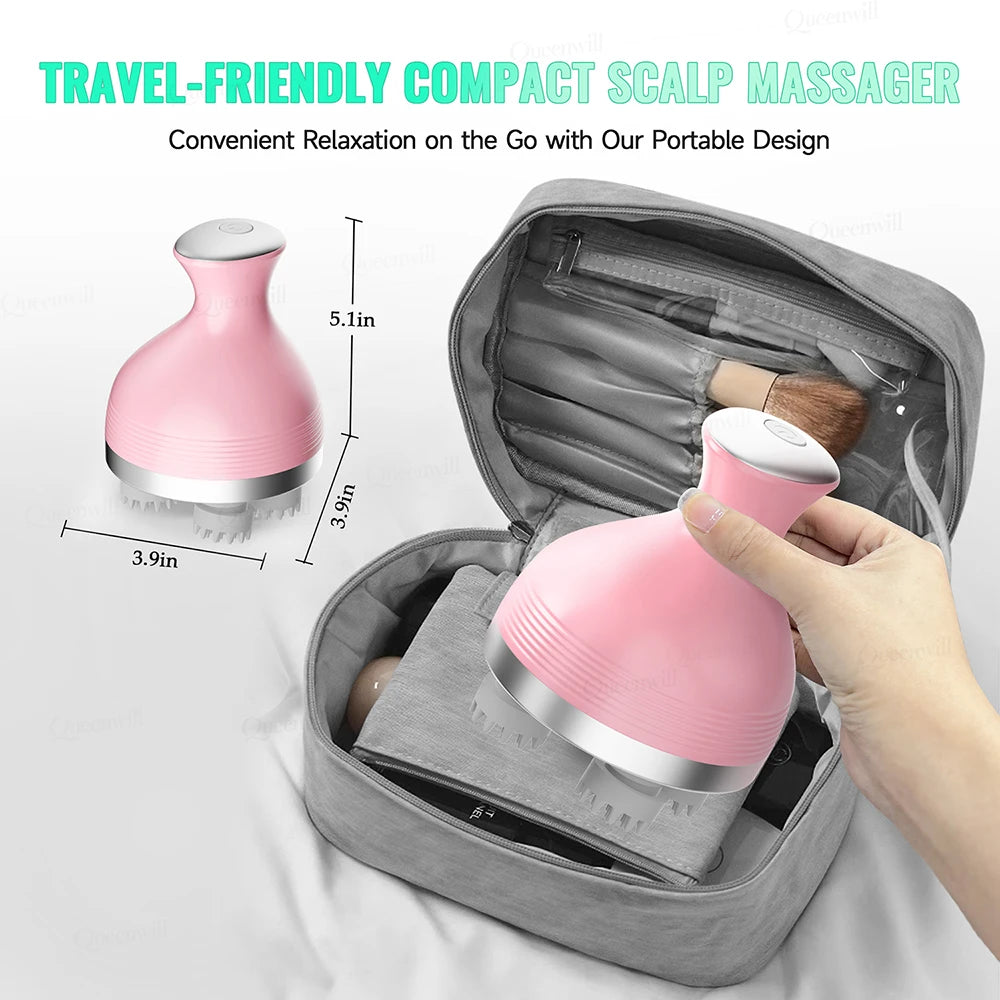 Portable Oral Irrigator and Electric Scalp Massager Kit - 15
