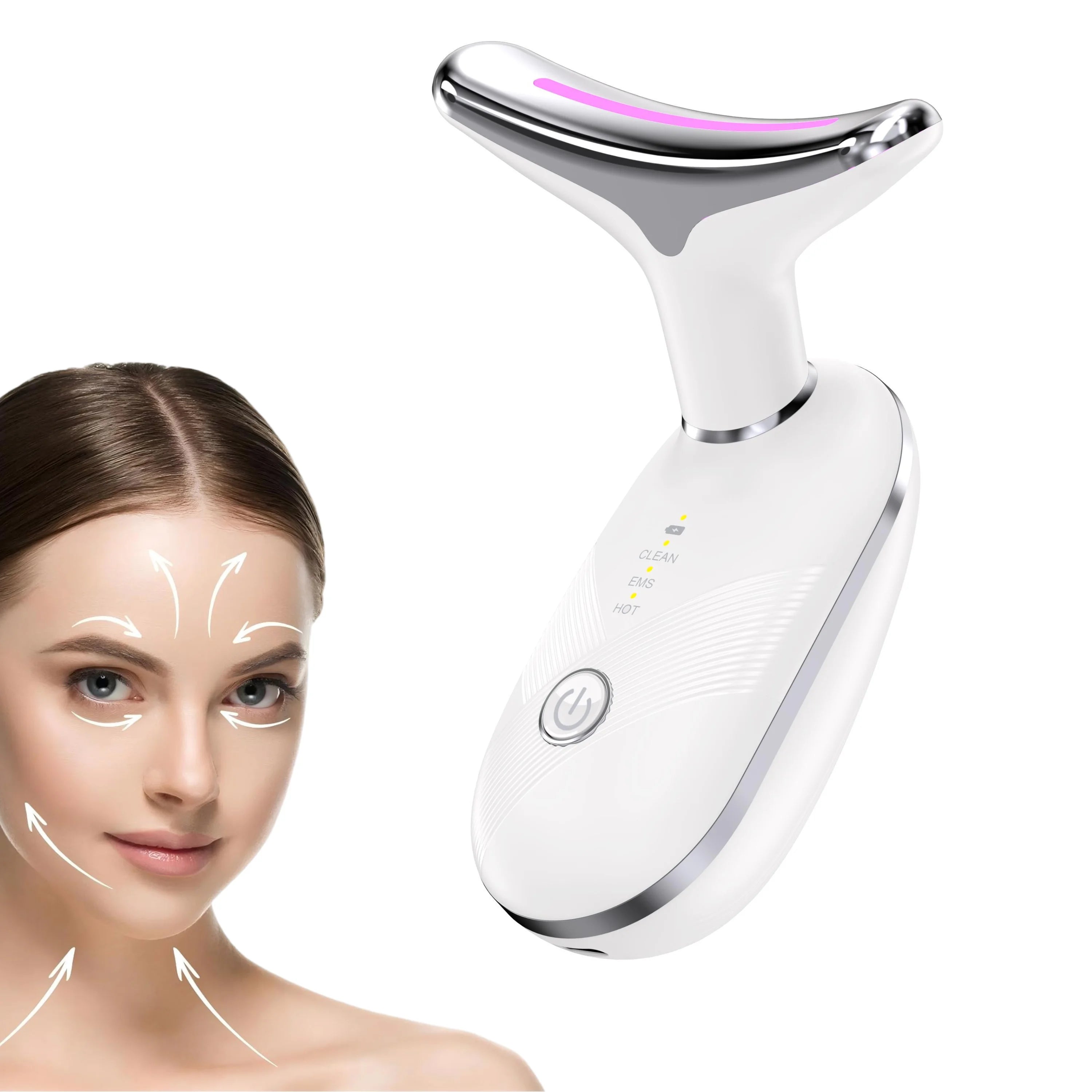 LED Red Light Facial and Neck Sculpting Massager - 1