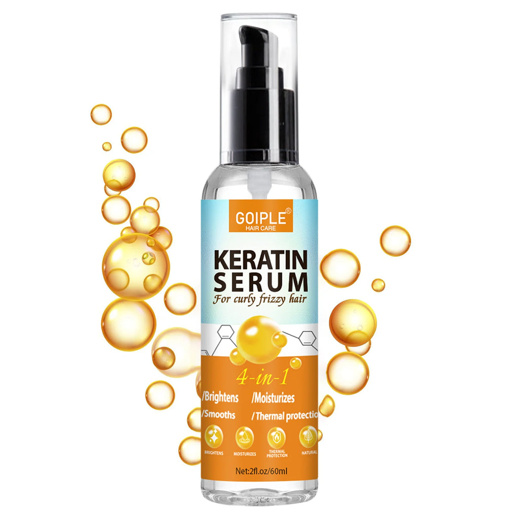 Goiple 4 in 1 Keratin Hair Serum Moisturizing Frizz Control Treatment