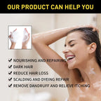 3 in 1 Black Hair Dye Shampoo for Gray Hair Coverage