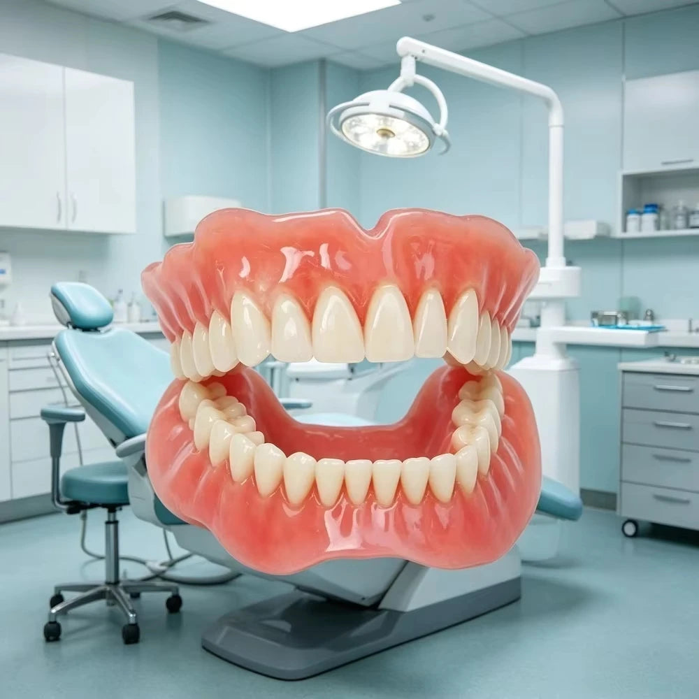 Comfort Fit Silicone Dentures for Instant Smile Correction