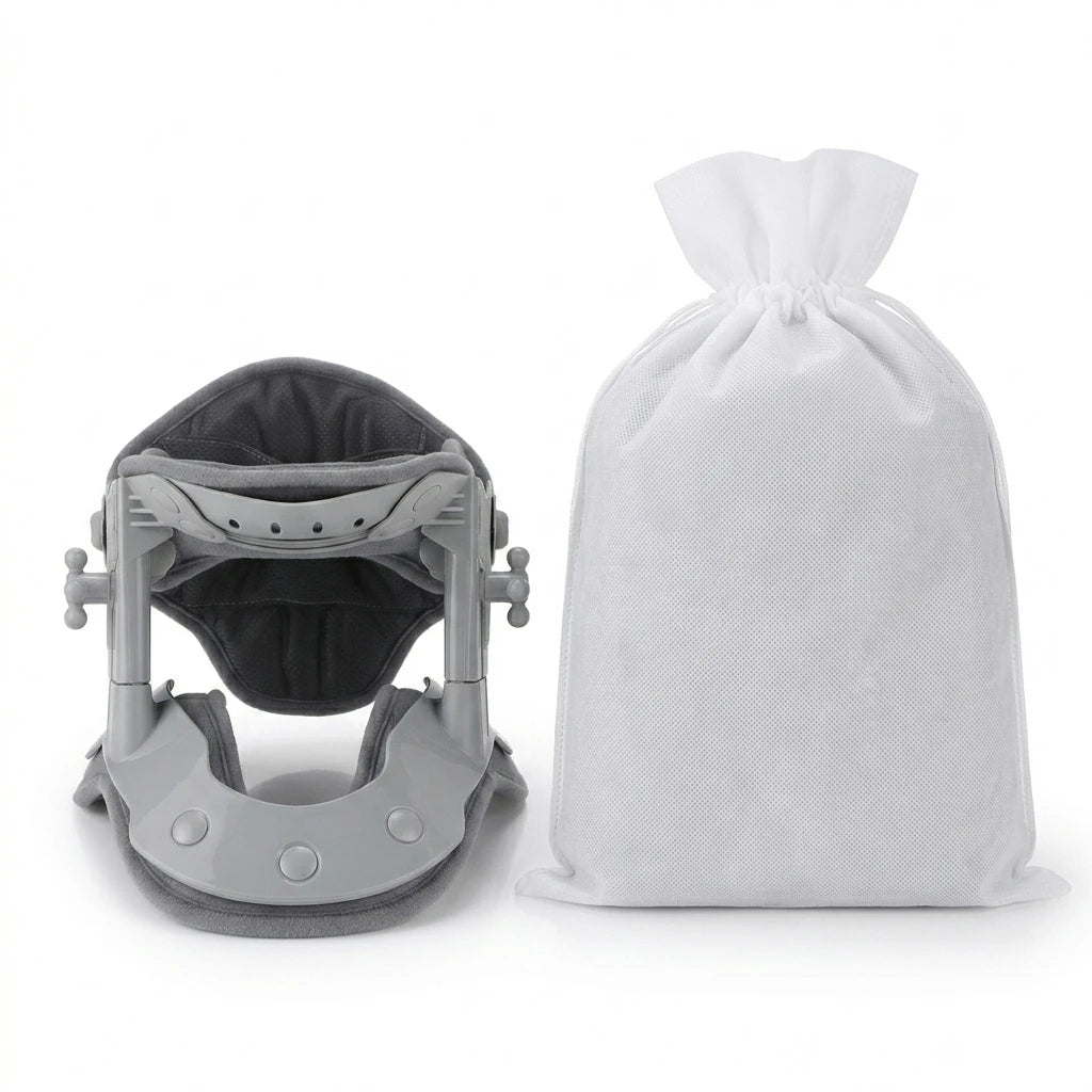 Heated Adjustable Cervical Neck Traction Stretcher and Support - 13