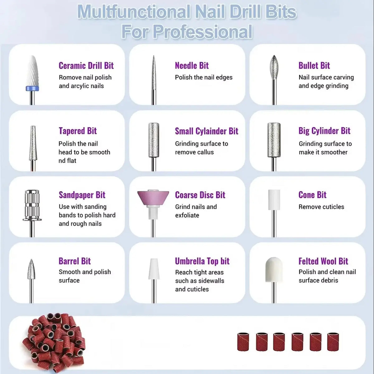 Portable Cordless Electric Nail Drill and UV Gel Polish Dryer