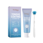 Tongue Cleaning Gel and Brush Kit for Fresh Breath
