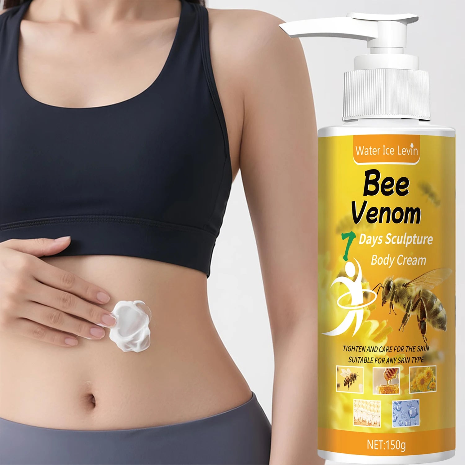 Bee Venom Body Sculpting Cream Firming and Moisturizing Treatment - 4