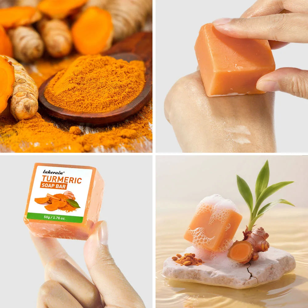 Turmeric Kojic Acid Brightening Soap Bar for Face and Body