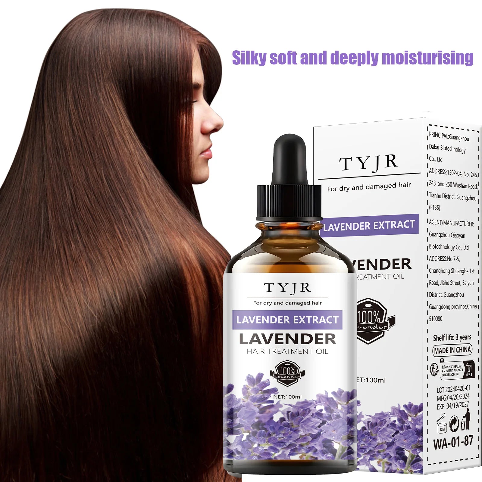 Pure Lavender Essential Oil for Skin Care Massage and Aromatherapy - 8
