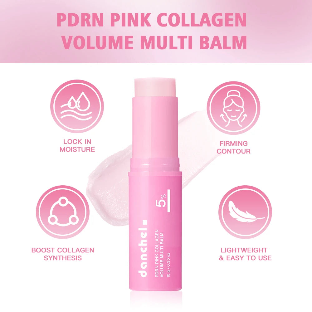 PDRN Pink Peptide Facial Serum and Collagen Multi Balm Set