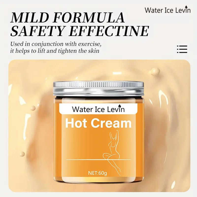 Water Ice Levin Hot Fitness Cream Abdominal Muscle Tightening Gel - 9