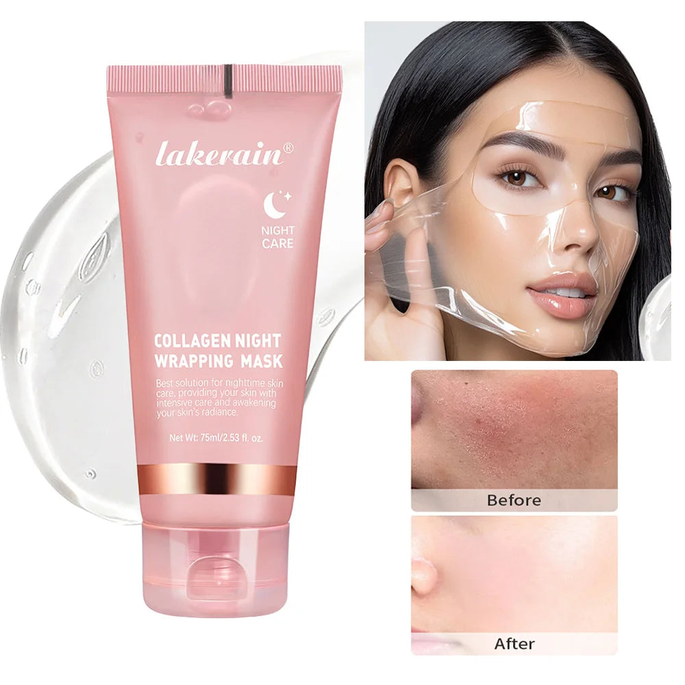 Collagen Night Wrapping Peel-Off Face Mask for Skin Firming