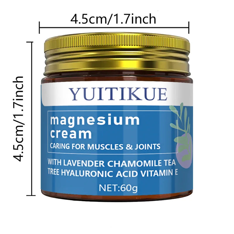 YUITIKUE Magnesium Body Lotion Night Moisturizer for Muscle and Joint Care - 8