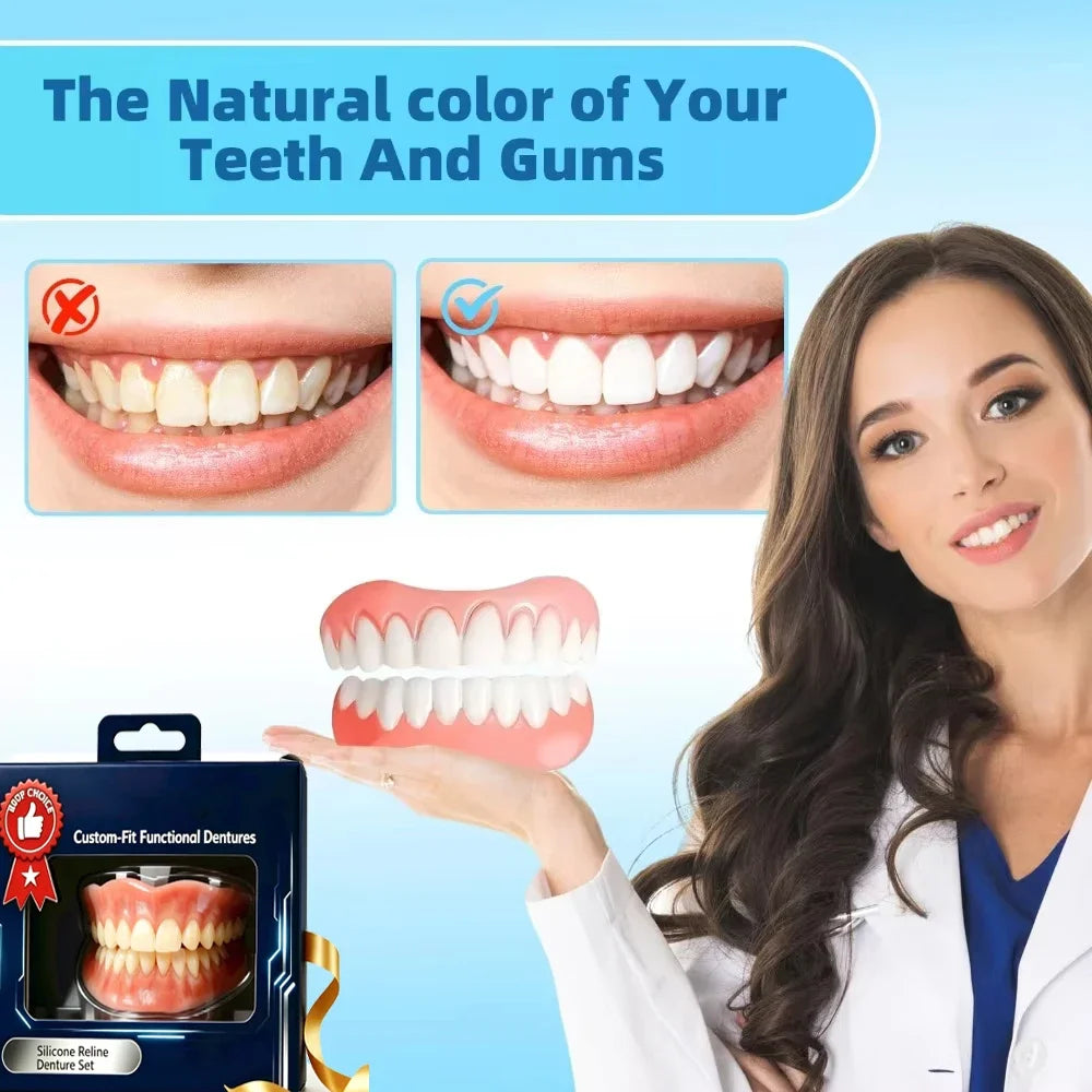 Comfort Fit Silicone Smile Veneers for Natural Looking Teeth - 8