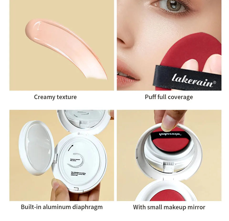 Dewy Glow Cream Cushion Foundation for Natural Coverage