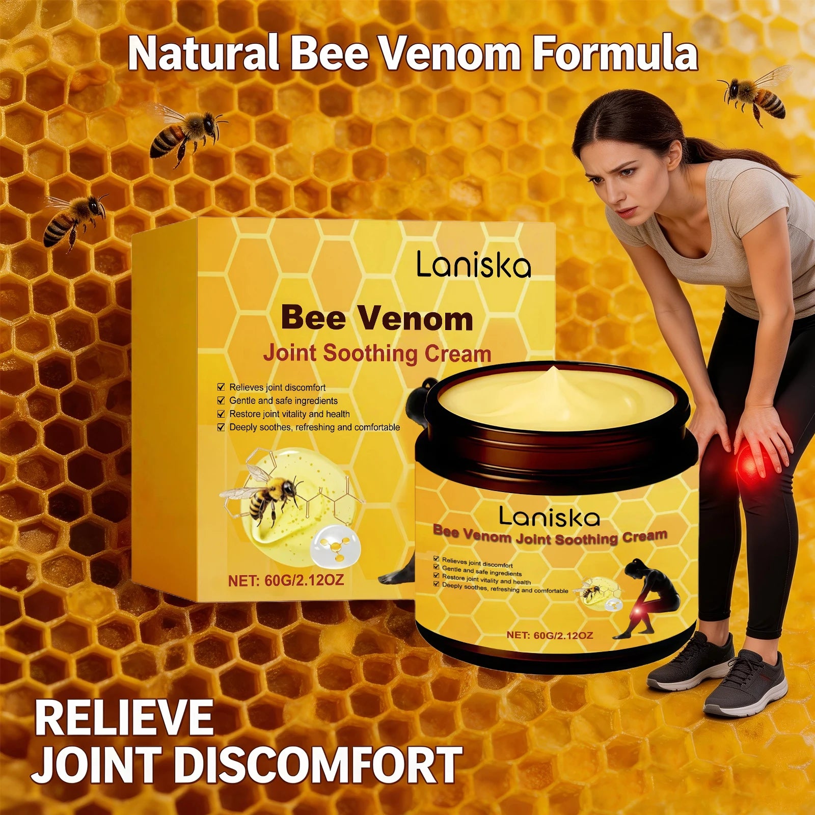 Bee Venom Joint Soothing Massage Cream - 6