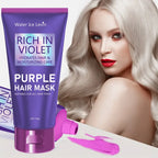 Purple Hair Mask Keratin Deep Conditioning Treatment for Damaged Hair