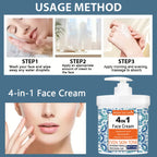 4-in-1 Facial Moisturizer Cream with Hyaluronic Acid and Niacinamide