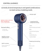 Professional Ionic Hair Dryer 1600W Salon Blow Dryer Styling Tool
