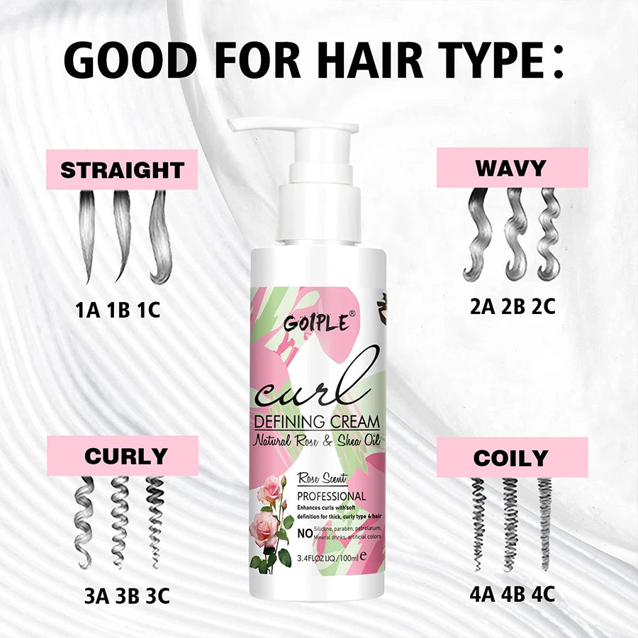 Goiple Chebe Hair Care Set Moisturizing Growth Oil and Curl Cream