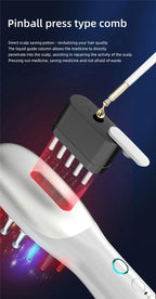 Electric Scalp Massager and Hair Oil Applicator Comb