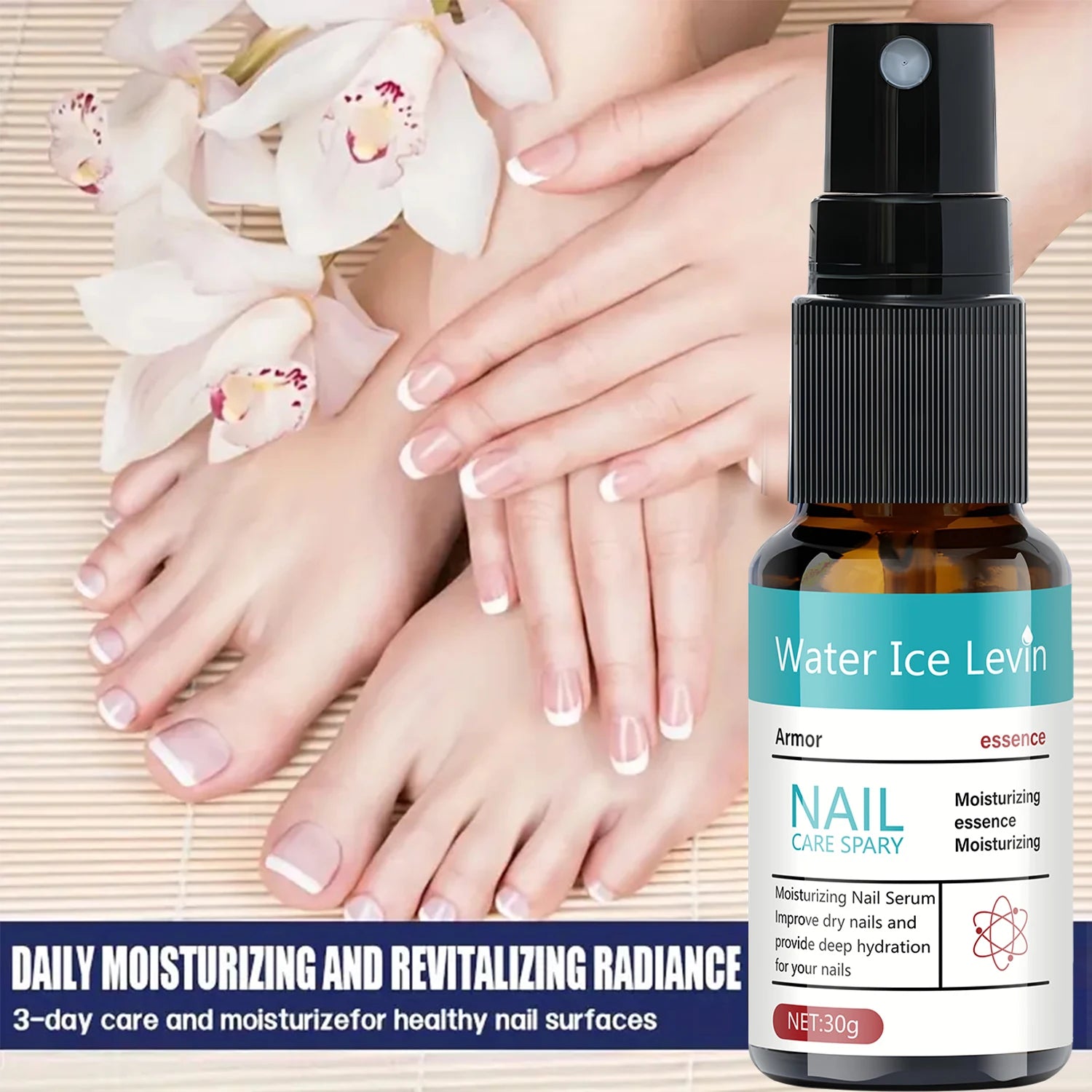 Hydrating Nail and Cuticle Serum Spray for Dry Brittle Nails - 4