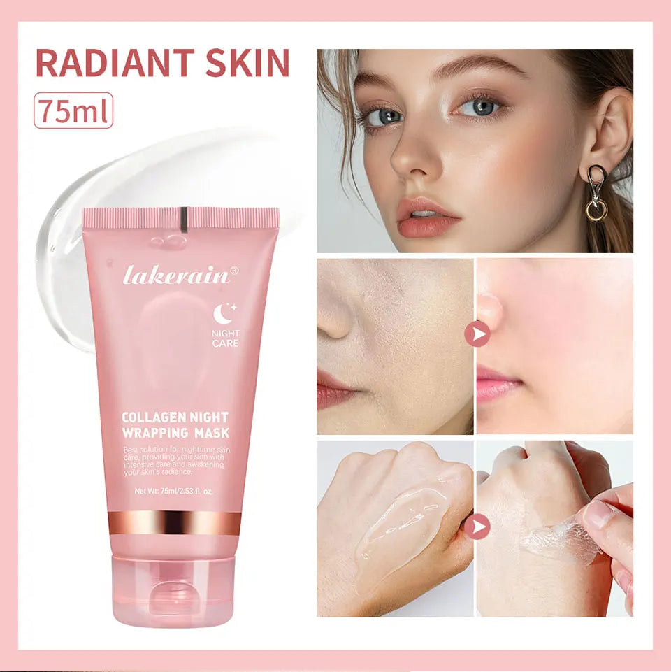 Collagen Night Wrapping Peel-Off Face Mask for Skin Firming - 7