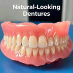 Full Mouth Cosmetic Denture Set with Storage Case