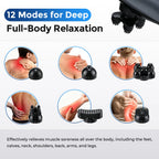 Handheld Electric Percussion Massager for Full Body Pain Relief
