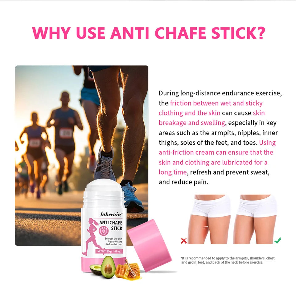 Anti-Chafing Friction Reduction Balm Stick